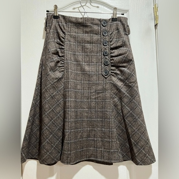 Nanette Lepore Dresses & Skirts - Nanette Lepore plaid wool Skirt size 8.